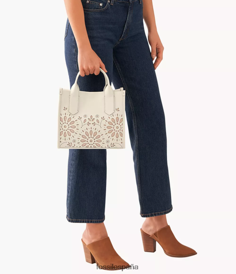 bolsa 804XJ4673 blanco mujer Fossil cartera kyler