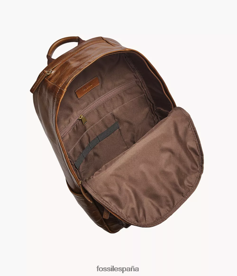 bolsa 804XJ41614 coñac mujer Fossil mochila buckner