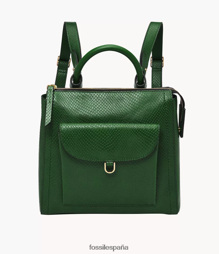 bolsa 804XJ4391 verde mujer Fossil mochila pequeña parker