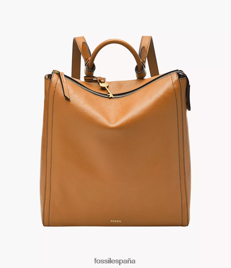 bolsa 804XJ4411 camello mujer Fossil mochila parker grande