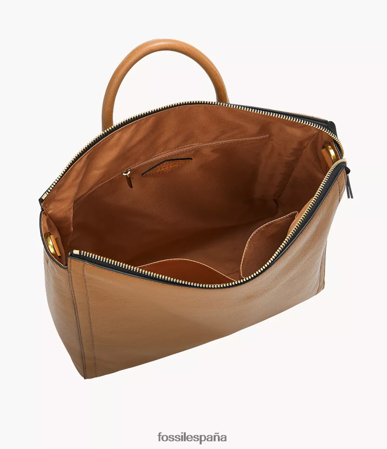 bolsa 804XJ4411 camello mujer Fossil mochila parker grande