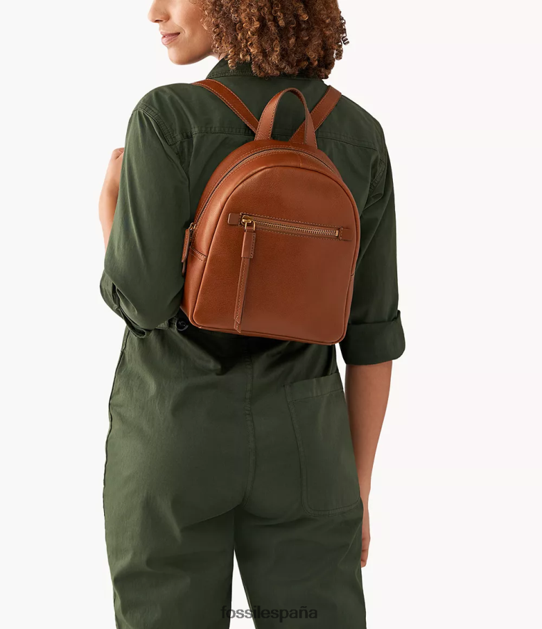bolsa 804XJ4524 marrón mujer Fossil mochila pequeña megan