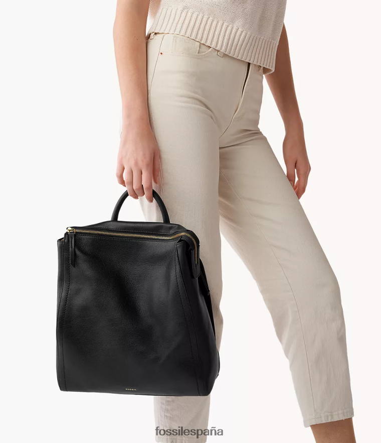 bolsa 804XJ4537 negro mujer Fossil mochila convertible parker