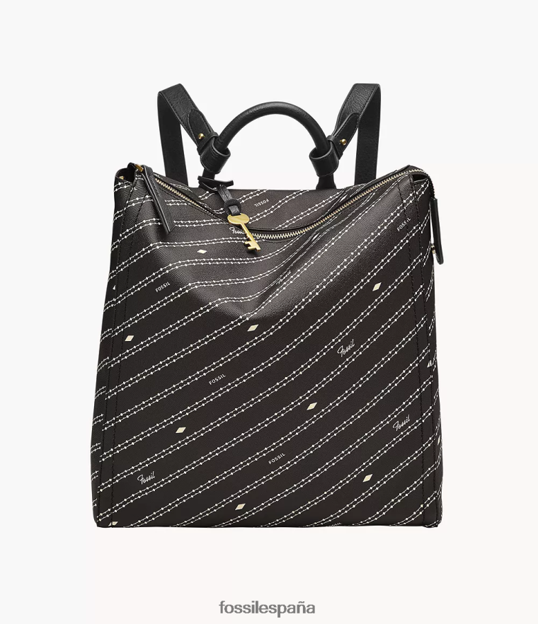bolsa 804XJ4658 negro mujer Fossil mochila parker