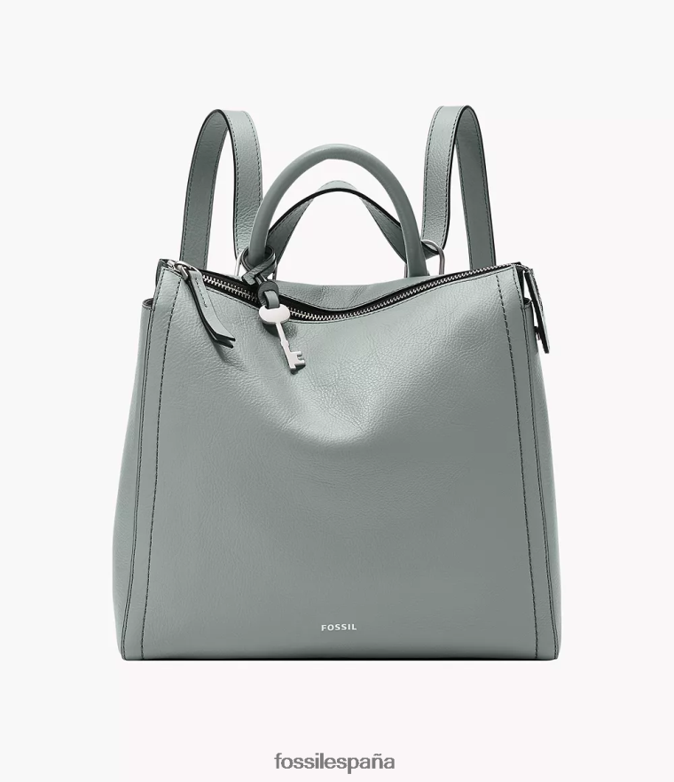 bolsa 804XJ4674 azul mujer Fossil mochila pequeña parker