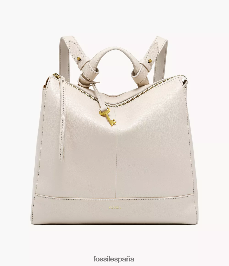 bolsa 804XJ4734 blanco mujer Fossil mochila pequeña convertible elina