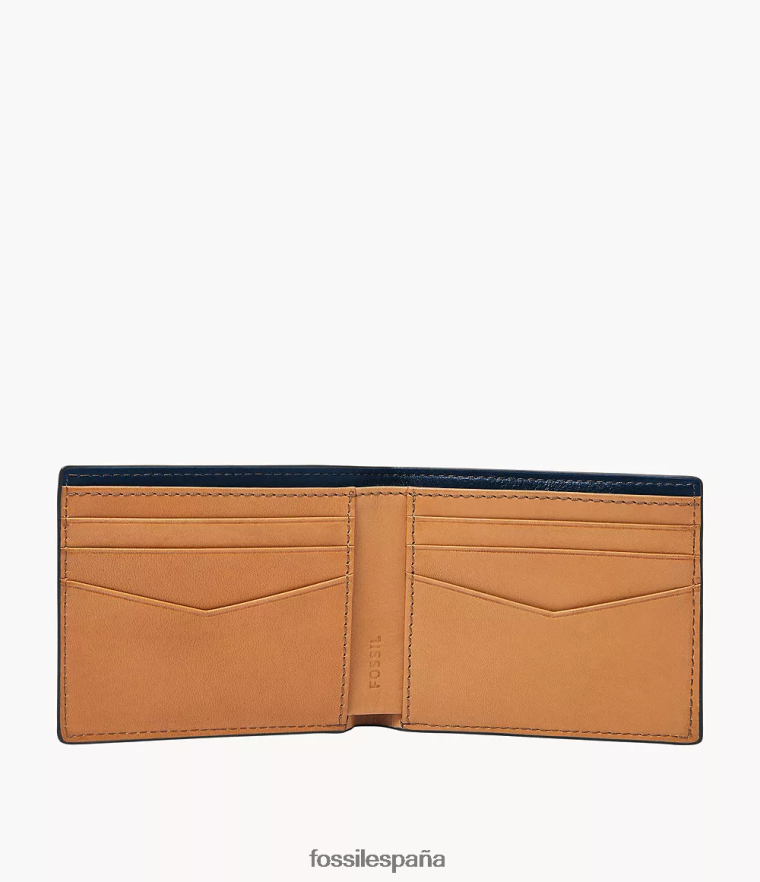 billetera 804XJ41673 Armada hombres Fossil steven plegable