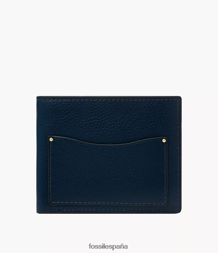 billetera 804XJ41708 Armada hombres Fossil anderson monedero plegable