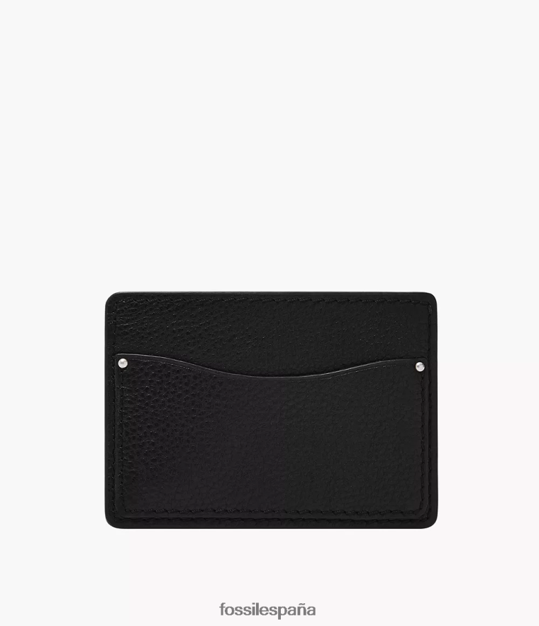 billetera 804XJ41717 negro hombres Fossil tarjetero anderson