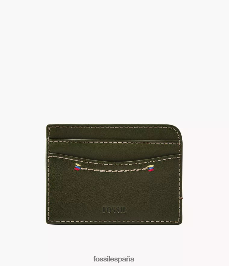 billetera 804XJ41723 aceituna hombres Fossil tarjetero tremont