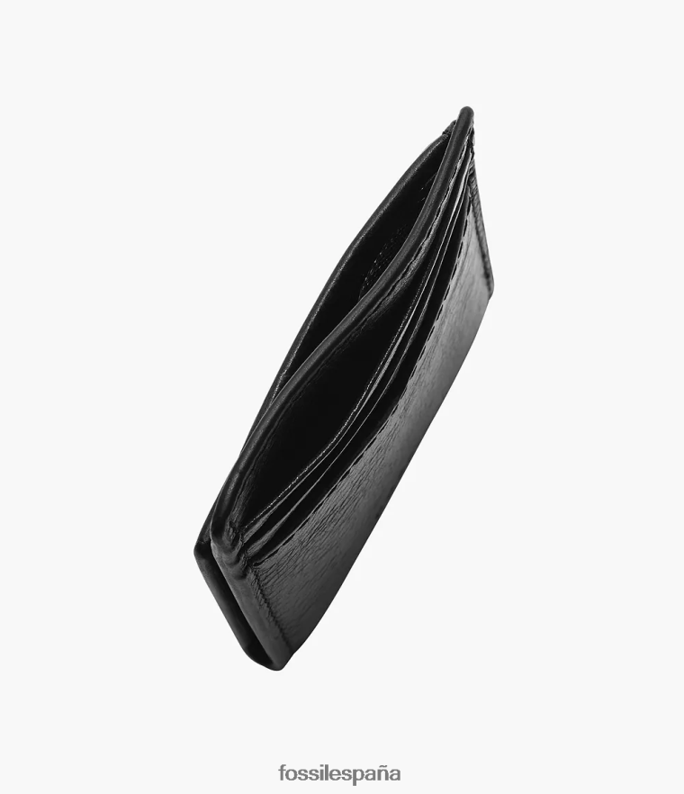 billetera 804XJ41729 negro hombres Fossil funda para tarjetas magnéticas andrew