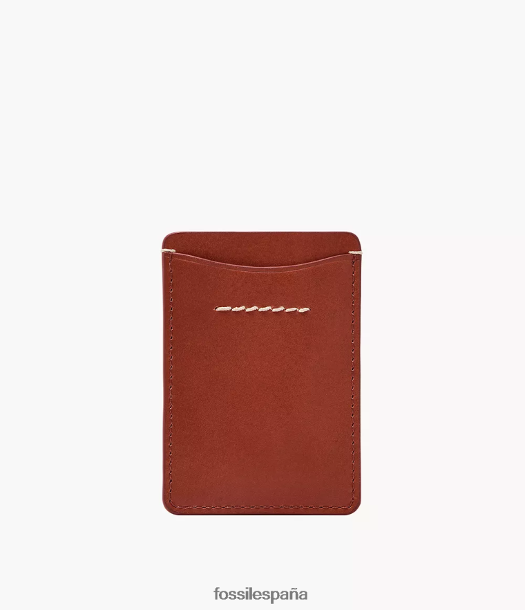 billetera 804XJ41752 canela hombres Fossil tarjetero westover