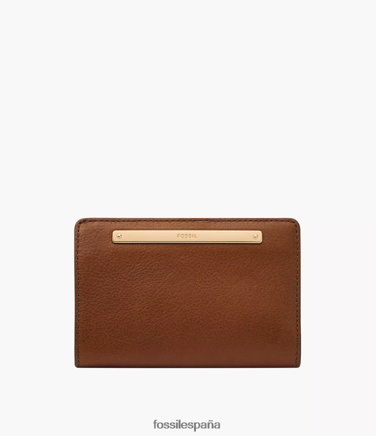 billetera 804XJ4745 marrón mujer Fossil liza multifunción
