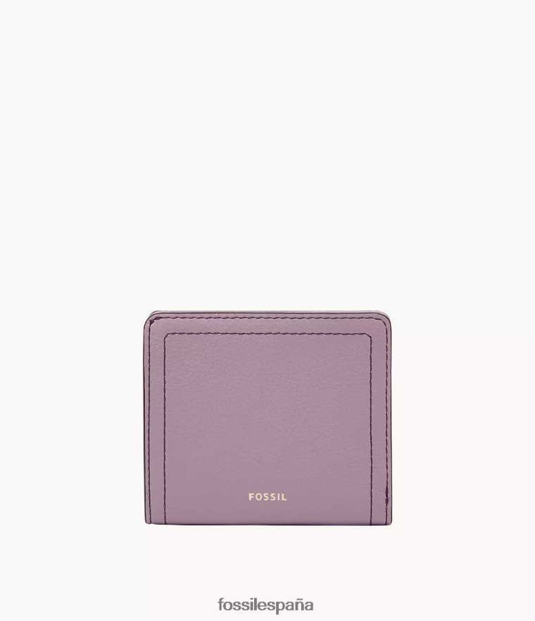 billetera 804XJ4751 púrpura mujer Fossil logan pequeño plegable