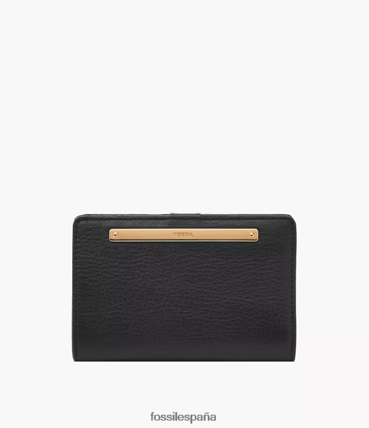 billetera 804XJ4754 negro mujer Fossil liza multifunción