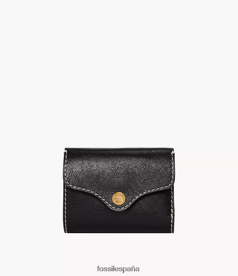 billetera 804XJ4768 negro mujer Fossil herencia triple