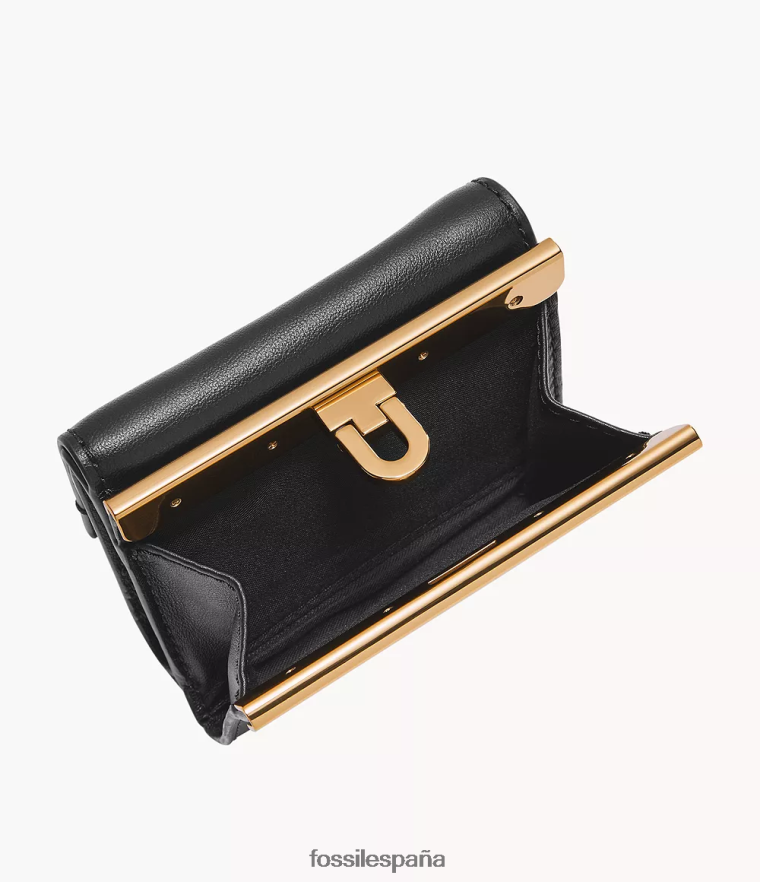 billetera 804XJ4778 negro mujer Fossil penrose tríptico