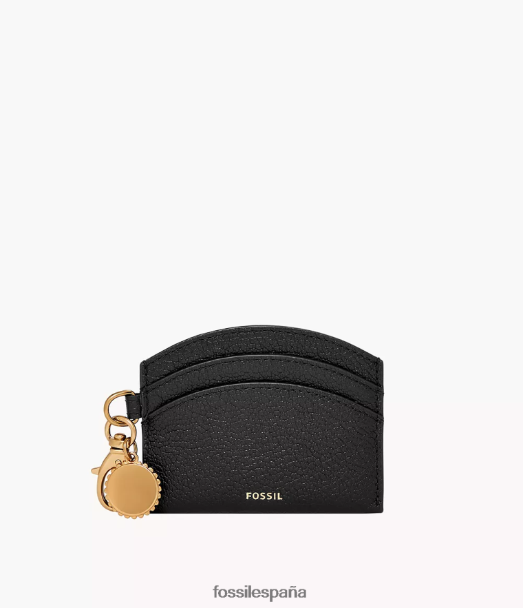 billetera 804XJ4753 negro mujer Fossil estuche para tarjetas polly