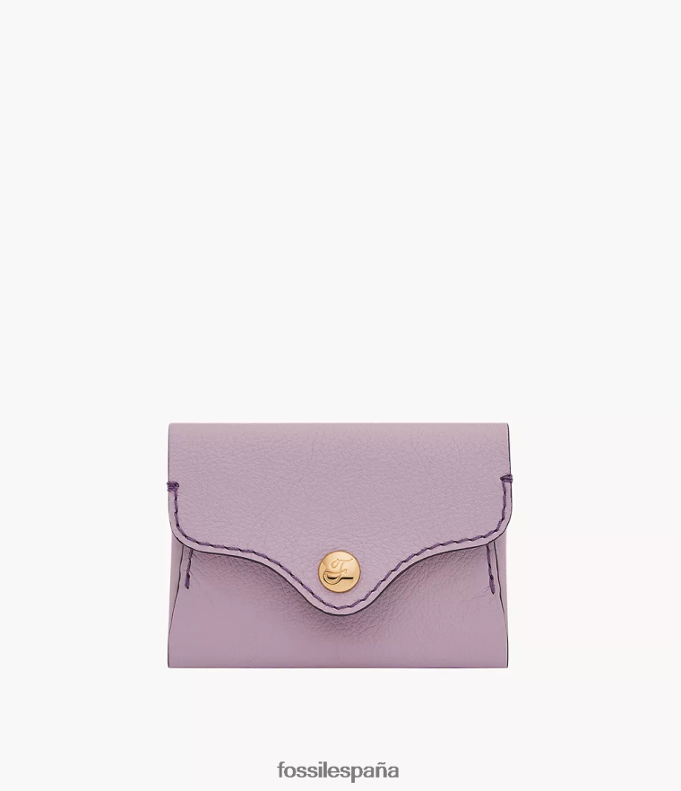 billetera 804XJ4774 púrpura mujer Fossil tarjetero patrimonial
