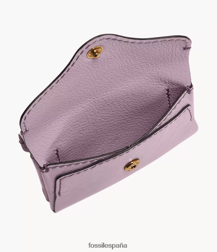 billetera 804XJ4774 púrpura mujer Fossil tarjetero patrimonial