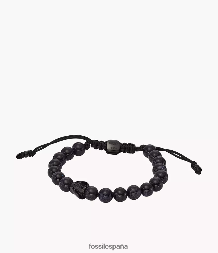 joyas 804XJ41844 arenisca azul hombres Fossil pulsera de cuentas darth vader de star wars