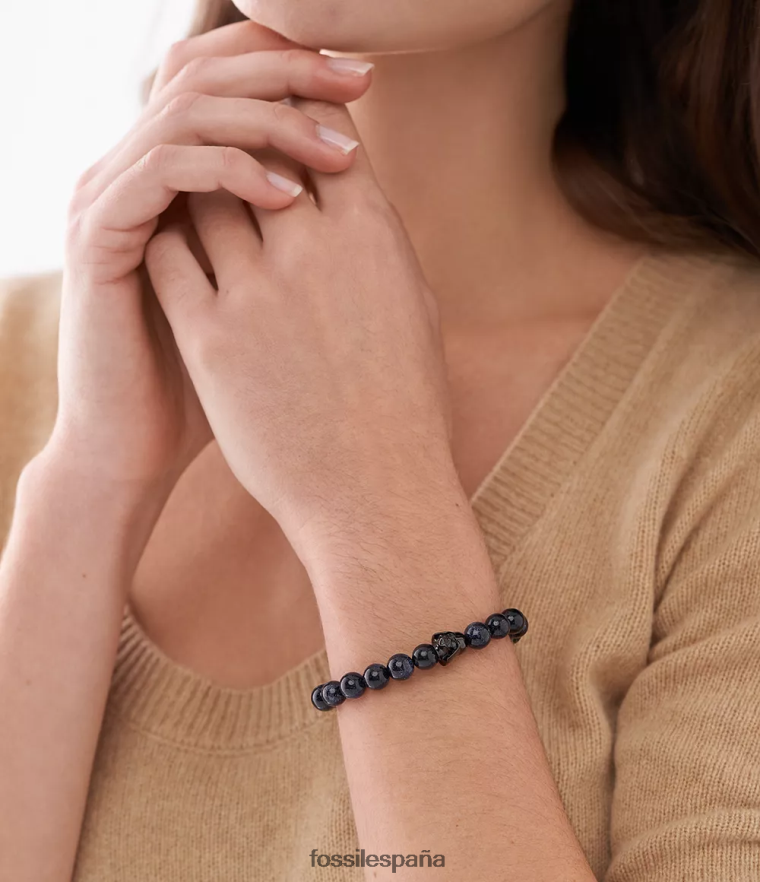 joyas 804XJ41844 arenisca azul hombres Fossil pulsera de cuentas darth vader de star wars