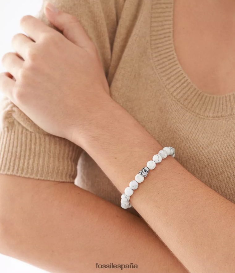 joyas 804XJ41845 howlita hombres Fossil pulsera de cuentas star wars stormtrooper