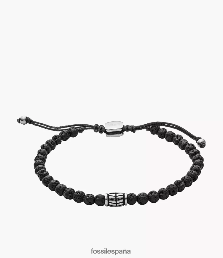 joyas 804XJ41850 negro hombres Fossil pulsera semipreciosa