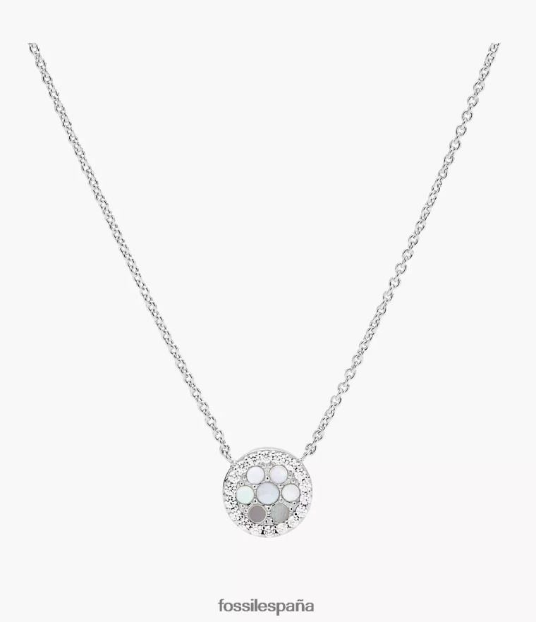 joyas 804XJ4914 madre perla mujer Fossil collar con colgante de ley elliott