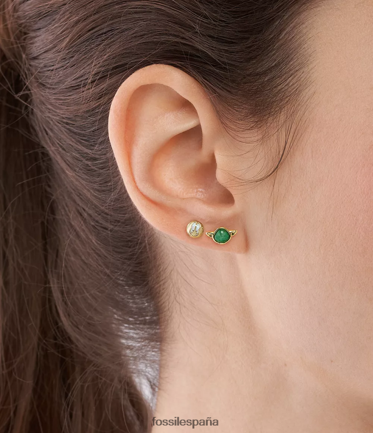 joyas 804XJ41031 oro mujer Fossil juego de aretes de star wars