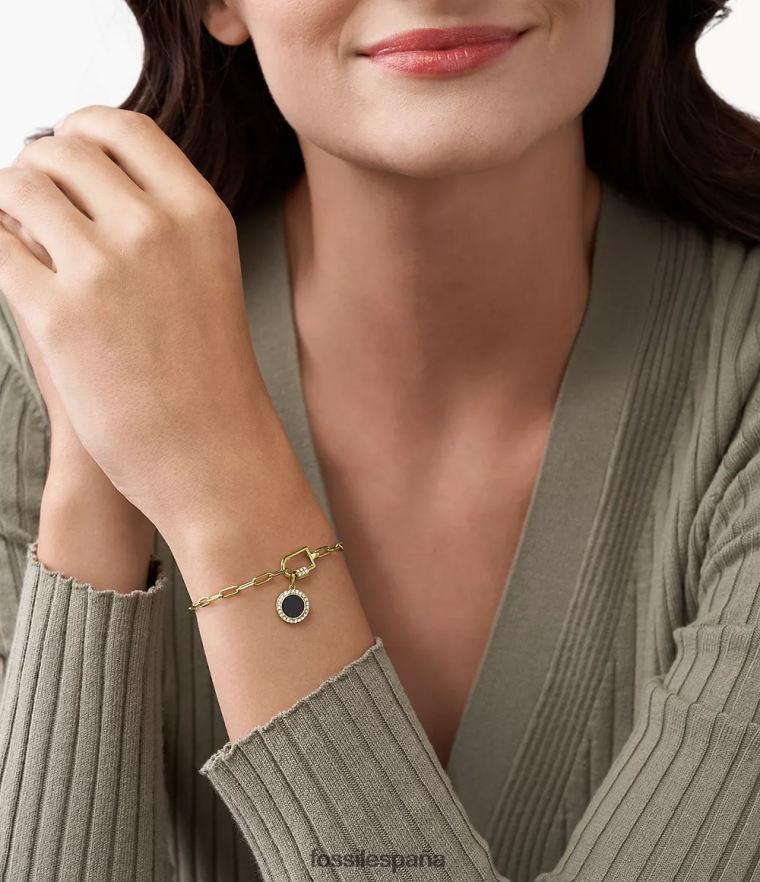 joyas 804XJ41277 ónix negro mujer Fossil corra oh encanto tan encantador