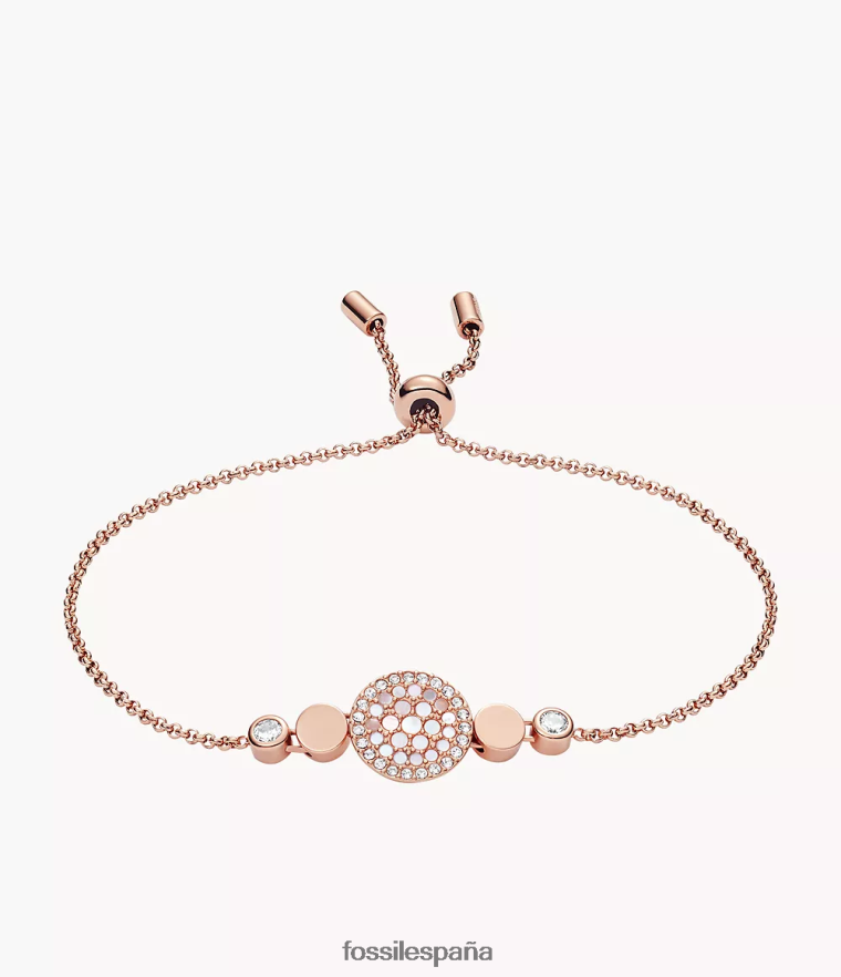 joyas 804XJ41017 madre perla mujer Fossil pulsera de disco de mosaico val