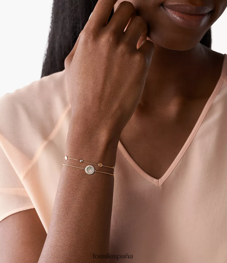 joyas 804XJ41020 nácar gris mujer Fossil pulsera vale