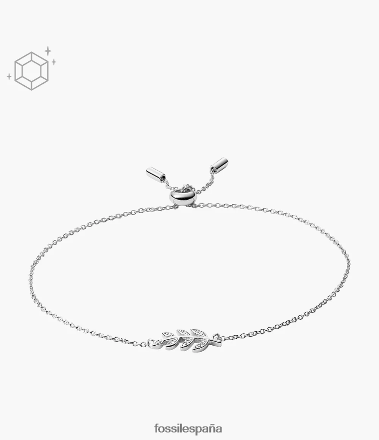 joyas 804XJ41022 plata mujer Fossil pulsera Elliott con rama de olivo de primera ley