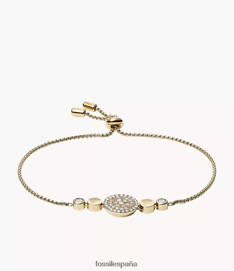 joyas 804XJ41027 madre perla mujer Fossil pulsera de disco de mosaico val