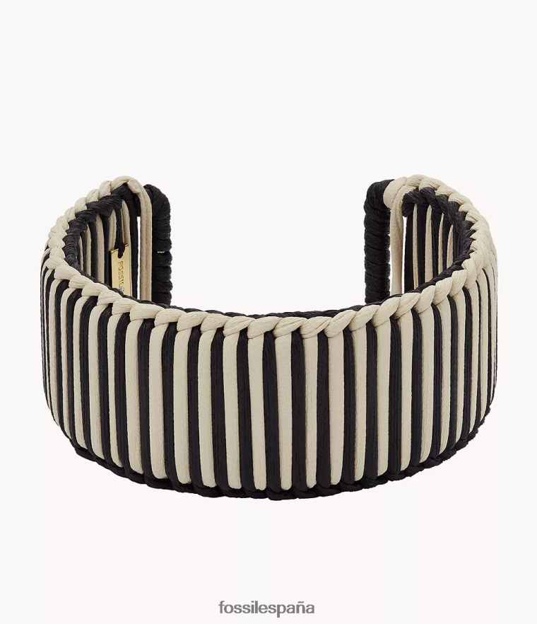 joyas 804XJ4990 tono dorado mujer Fossil pulsera de puño de latón de verano