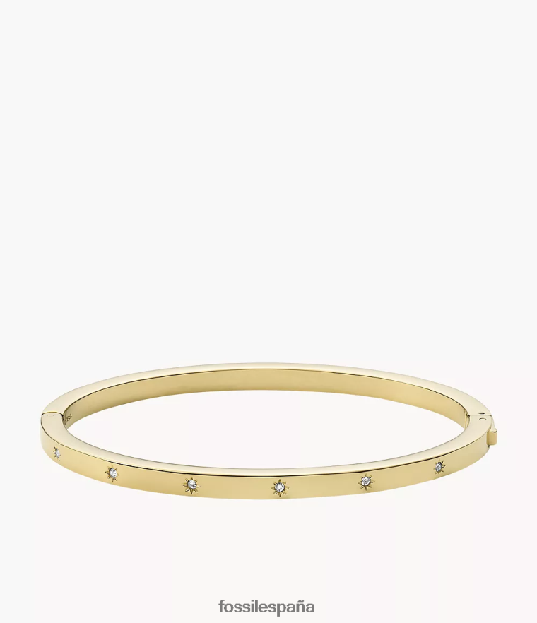 joyas 804XJ4997 tono dorado mujer Fossil Brazalete Sutton Shine Bright de acero inoxidable