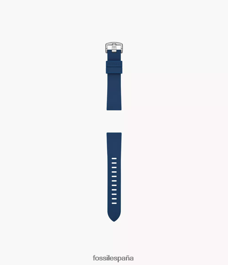 accesorio 804XJ41463 Armada hombres Fossil Correa de silicona de 20 mm.
