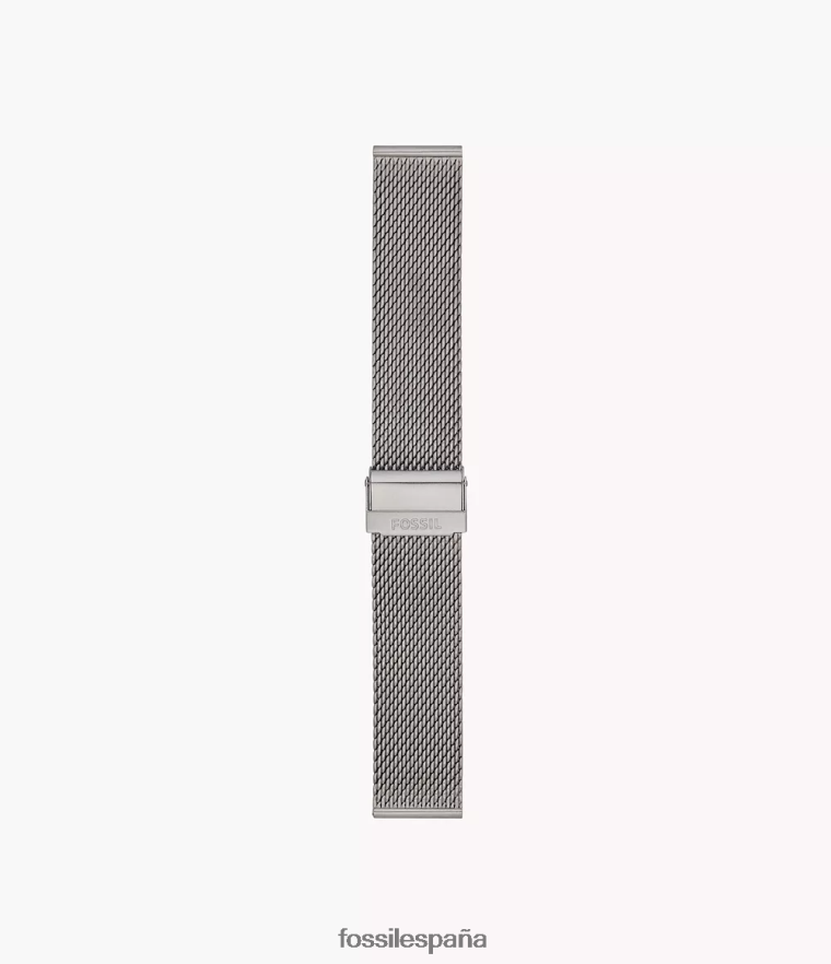 accesorio 804XJ41471 inoxidable hombres Fossil Brazalete de malla de acero de 22 mm