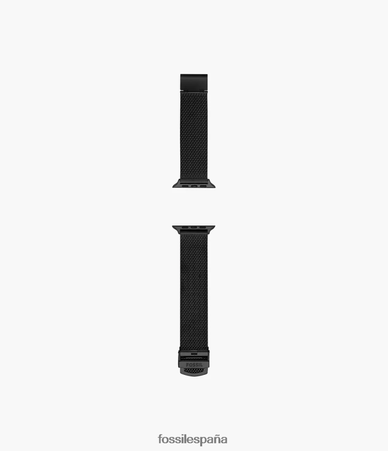 accesorio 804XJ41500 negro hombres Fossil Correa de acero inoxidable de 42 mm/44 mm/45 mm para Apple Watch