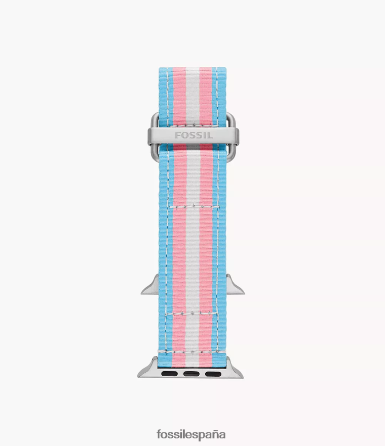 accesorio 804XJ41502 multicolor hombres Fossil Correa rpet de 42 mm/44 mm/45 mm para Apple Watch