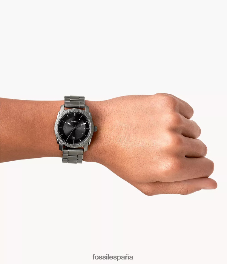 mirar 804XJ41354 fumar hombres Fossil máquina de reloj de acero inoxidable