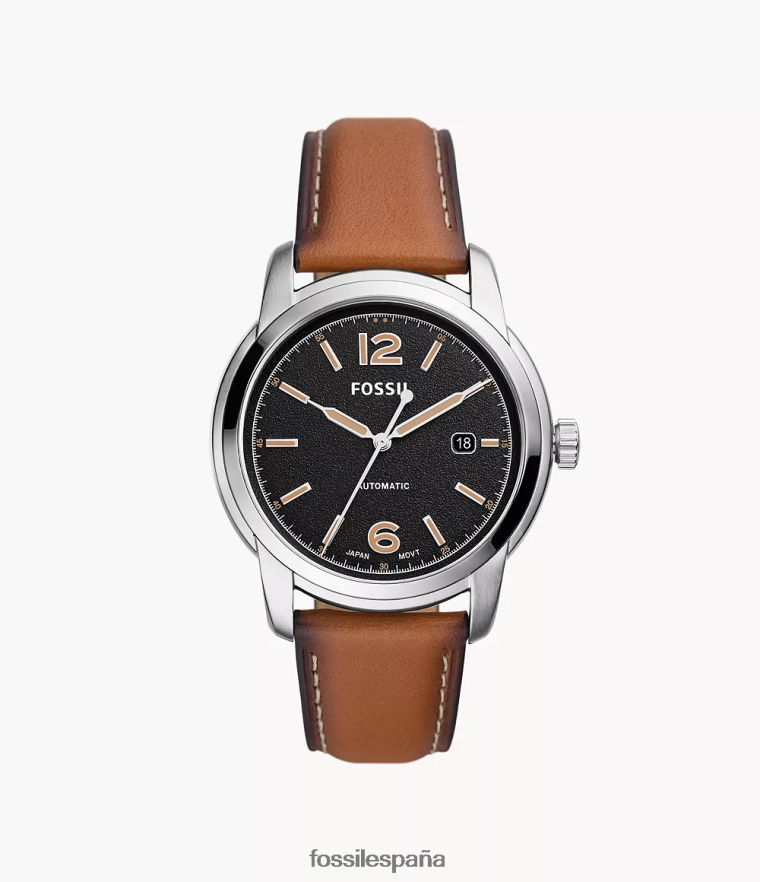 mirar 804XJ41452 equipaje hombres Fossil reloj de cuero automático patrimonio
