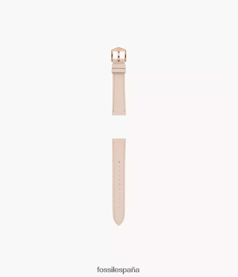 accesorio 804XJ4144 desnudo mujer Fossil Correa de cuero de cuero de 18 mm