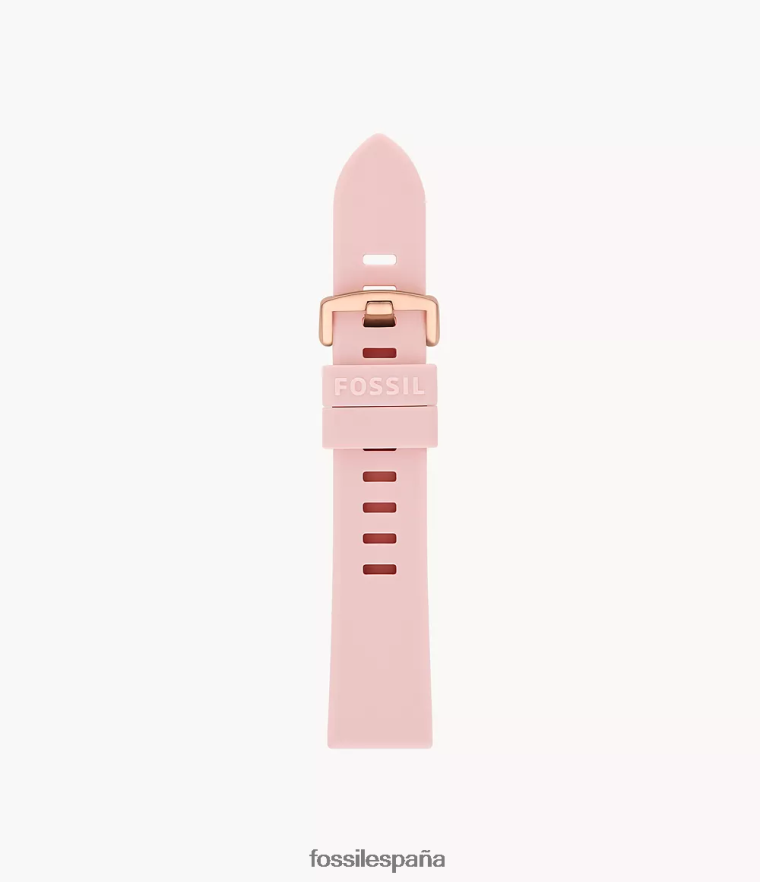 accesorio 804XJ4157 rubor mujer Fossil Correa de silicona de 20 mm.