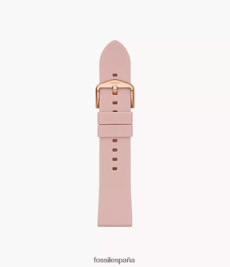 accesorio 804XJ4165 rubor mujer Fossil Correa de silicona de 22 mm.