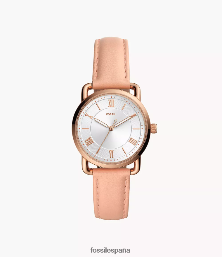 mirar 804XJ4108 desnudo mujer Fossil reloj copeland de cuero de tres manecillas